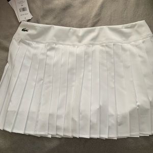 Lacoste White Tennis Skirt